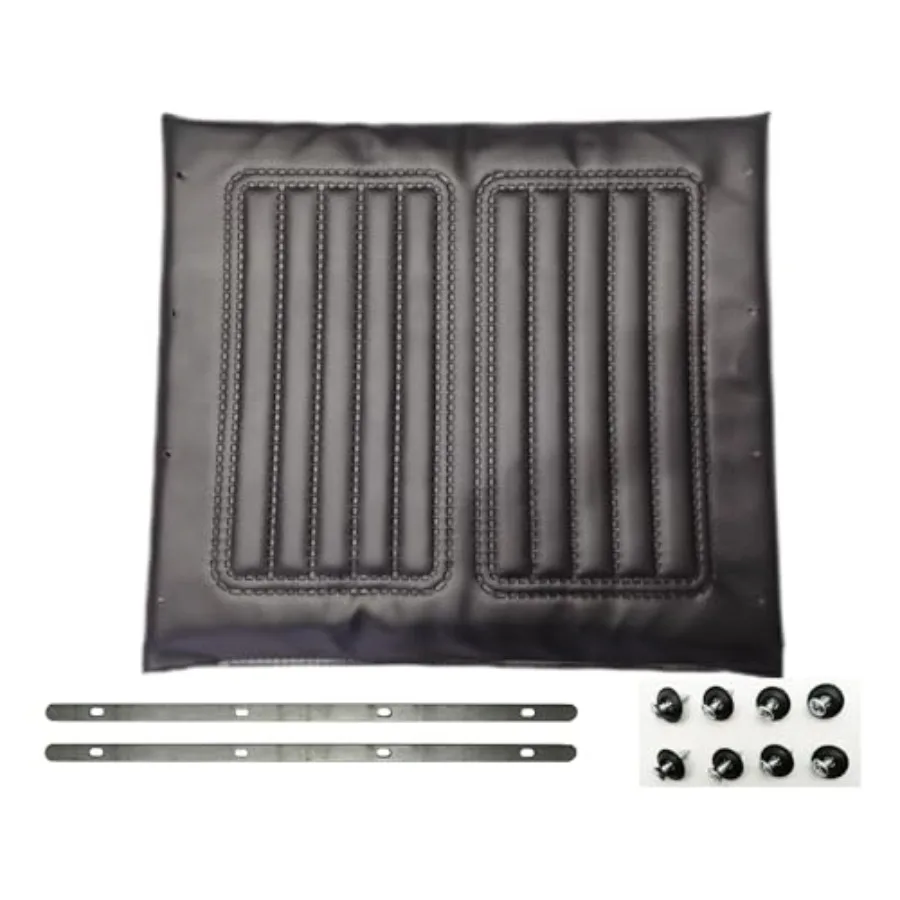

Silver Sport 2 Wheelchair seat Cushion 18 inch, Wheelchair Replacement seat, Vinyl Seat Upholstery 18x16", Embossed, Replacemen