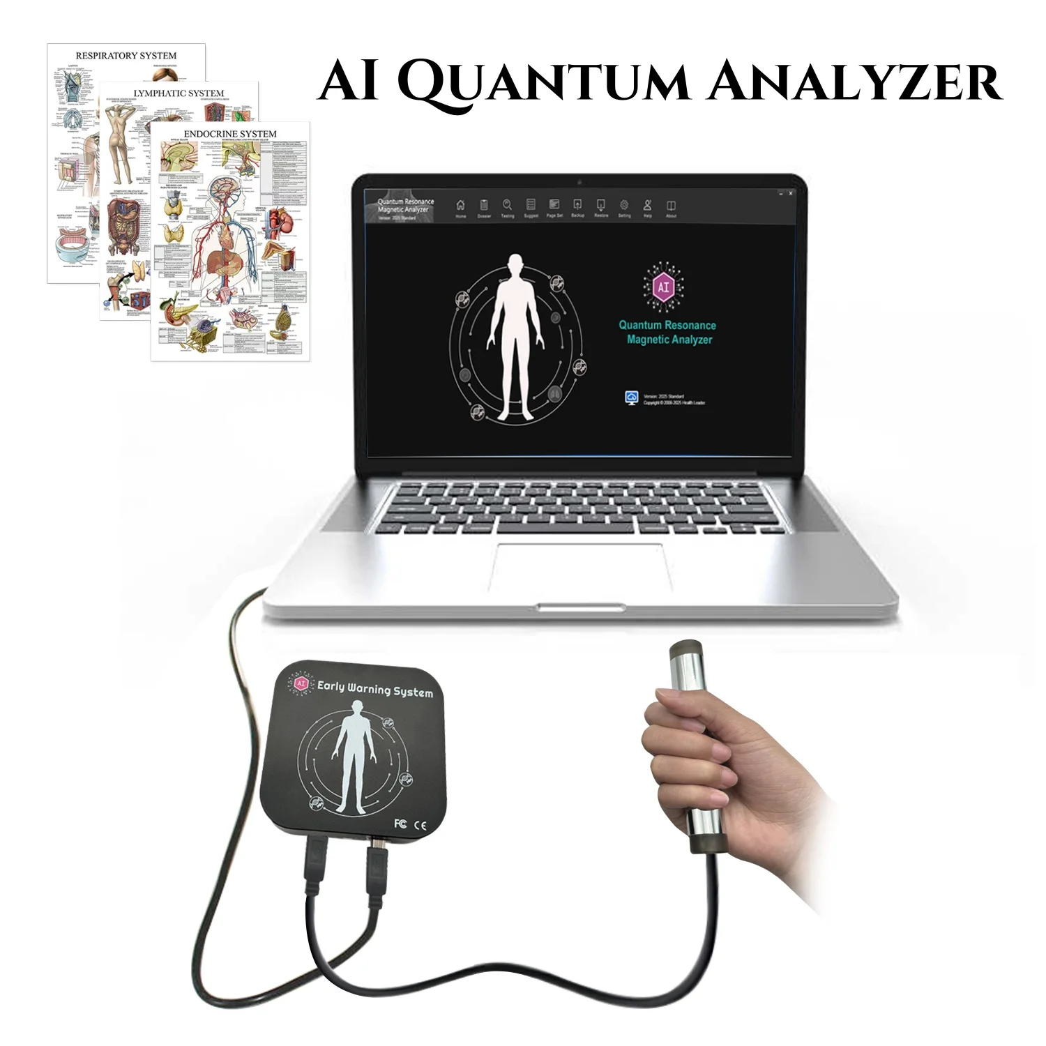 AI Quantum Bioresonance Analyzer 2025 Latest 53 Report Body Biomagnetic Vibration Analysis Vitamin Mineral Analysis Products