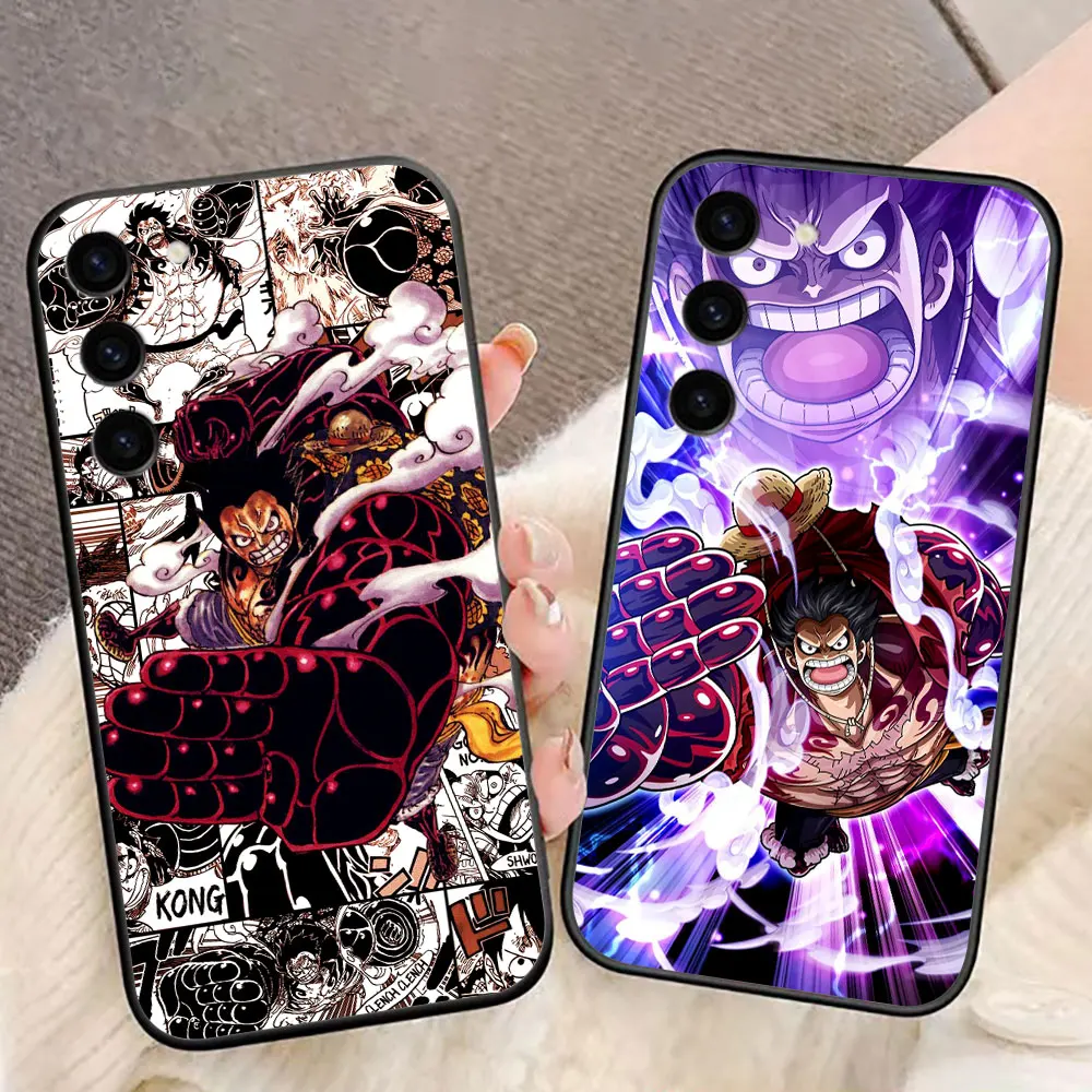 

One Piece Monkey D Luffy Nina Phone Case For Samsung Galaxy S26 S25 EDGE S24 S23 S22 S21 S20 FE S10 Ultra PLUS LITE Case Cover