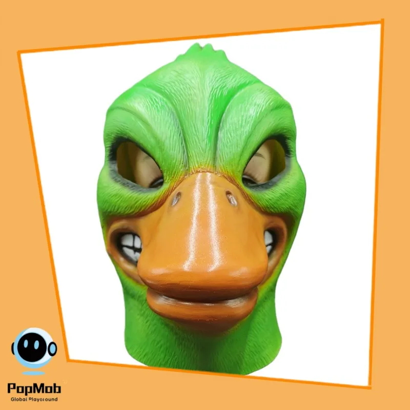 

Angry Duck Хэллоуин Косплей Латексная Маска Лидер продаж Новая Маска Животного Костюм Маскировка Опора