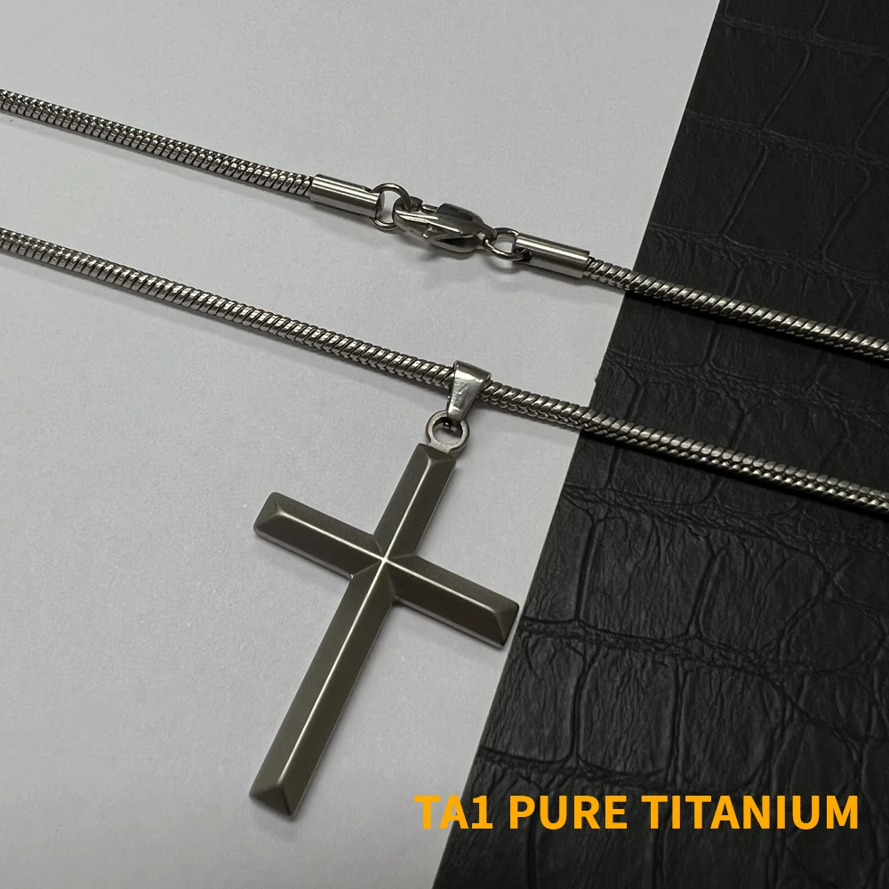 Classic 2.5mm Snake Chain Nacklace Women Trendy Simple TA1 Pure Titanium Snake Bone Chain Necklace Unisex NO Allergic Jewelry