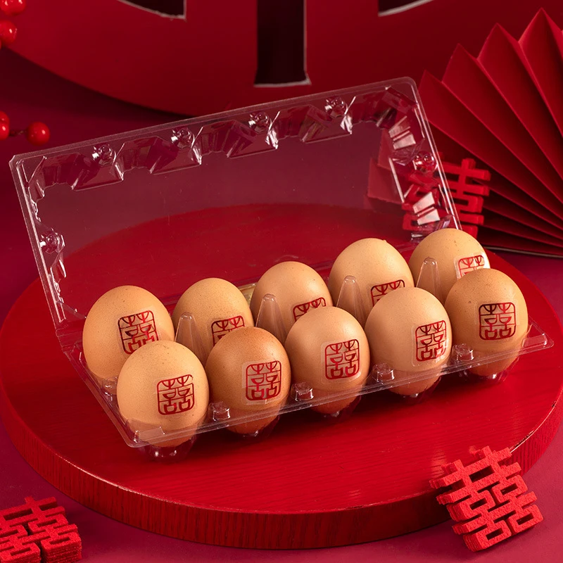 5 قطع من صناديق تعبئة البيض المضادة للضغط والمضادة للسقوط، صندوق بيض شفاف يمكن التخلص منه، صينية حماية البيض البلاستيكية المقاومة للصدمات #1