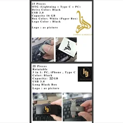 Free Custom logo Metal USB and Paper box 16GB 32GB