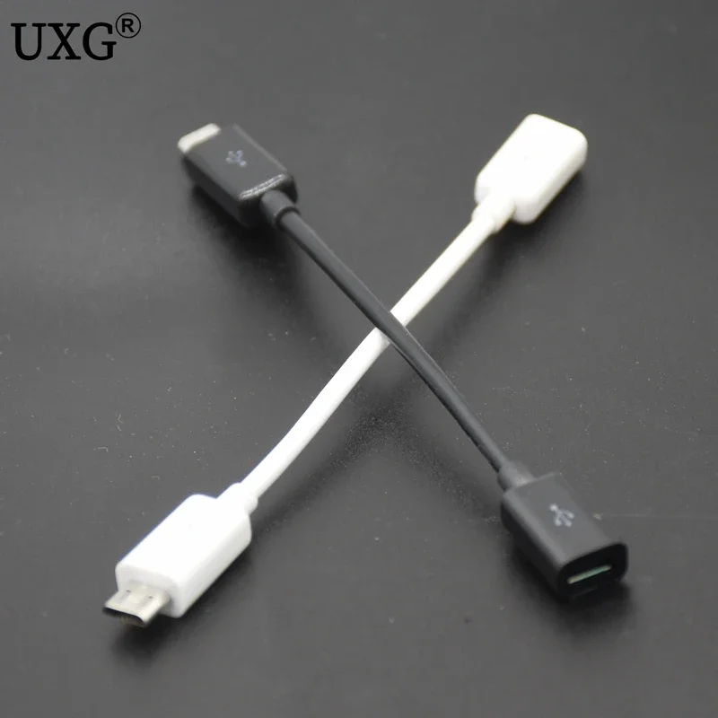 Micro USB Female To Micro USB Male F/M Extension Extender Date Charging Short OTG Cable Black 20CM 50CM 10CM 1m 1.5m 2m