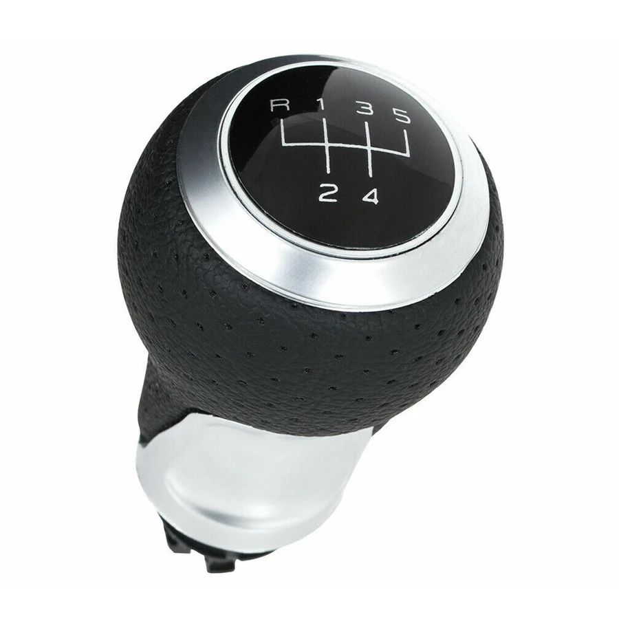 6 speed 5 Speed Leather Gear Shift Only Knob For Audi A4 S4 B8 8K A5 8T Q5 8R S Line 07-15 Shifter Handle car parts