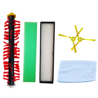 1 Set For LG Hom Bot VR6270LVM Robot Vacuum Cleaner HEPA Filter Side Brushes Center Brush Robot Cleaner Parts