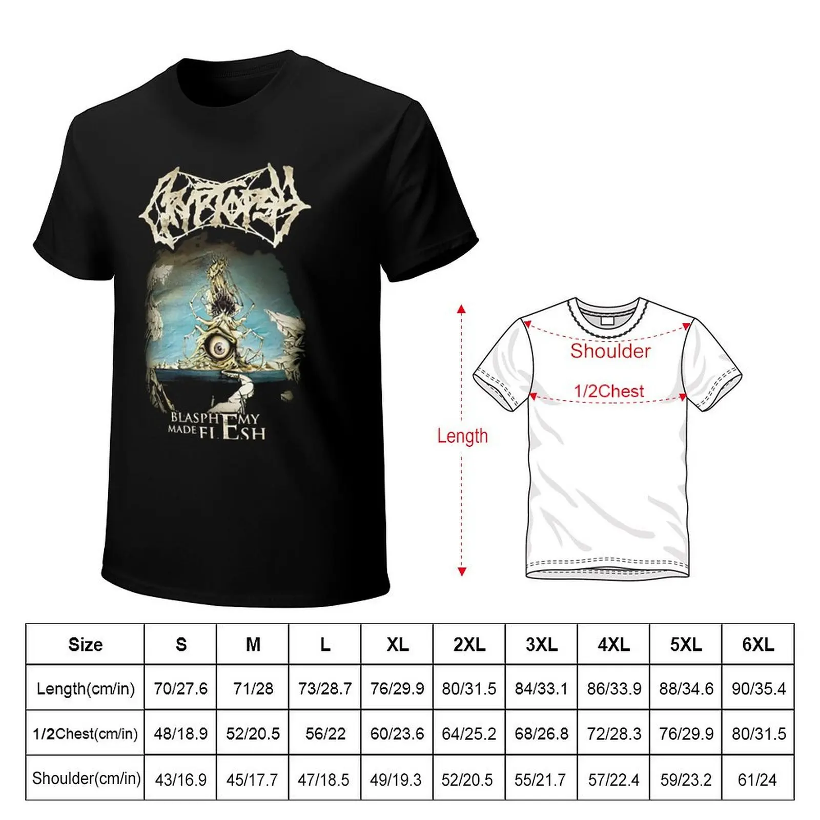 Cryptopsy Blasphemy Made Flesh T-Shirt t shirt personalised T-Shirt