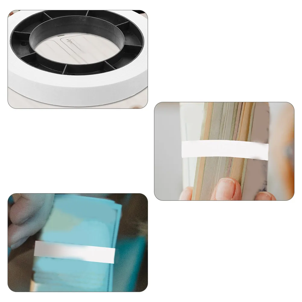 2 Rolls Banknote Money Paper Bands Wrappers for Bills Currency Strap Strong Secure Binding