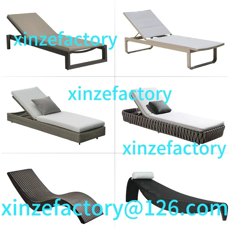 

Customizable Outdoor Leisure Beach Rattan Lounger