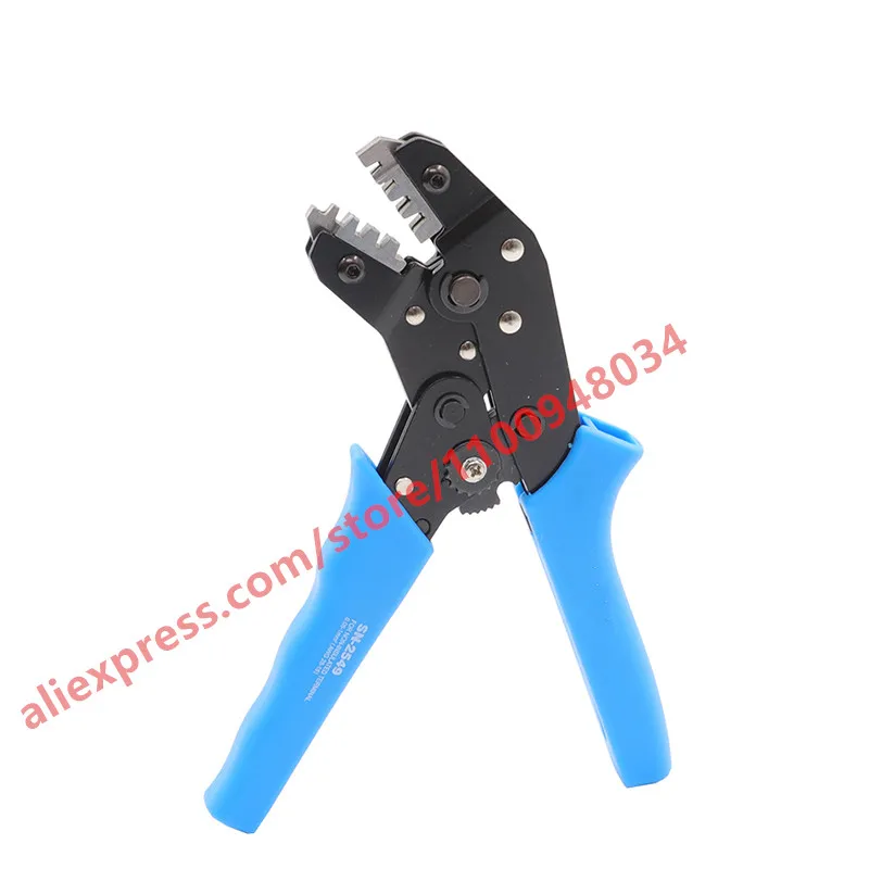 

SN-2549 Pin Terminal Crimping Tool 2.54mm 3.96mm 4.8mm 28-18awg 0.08-1.0mm2 For Dupont Terminals