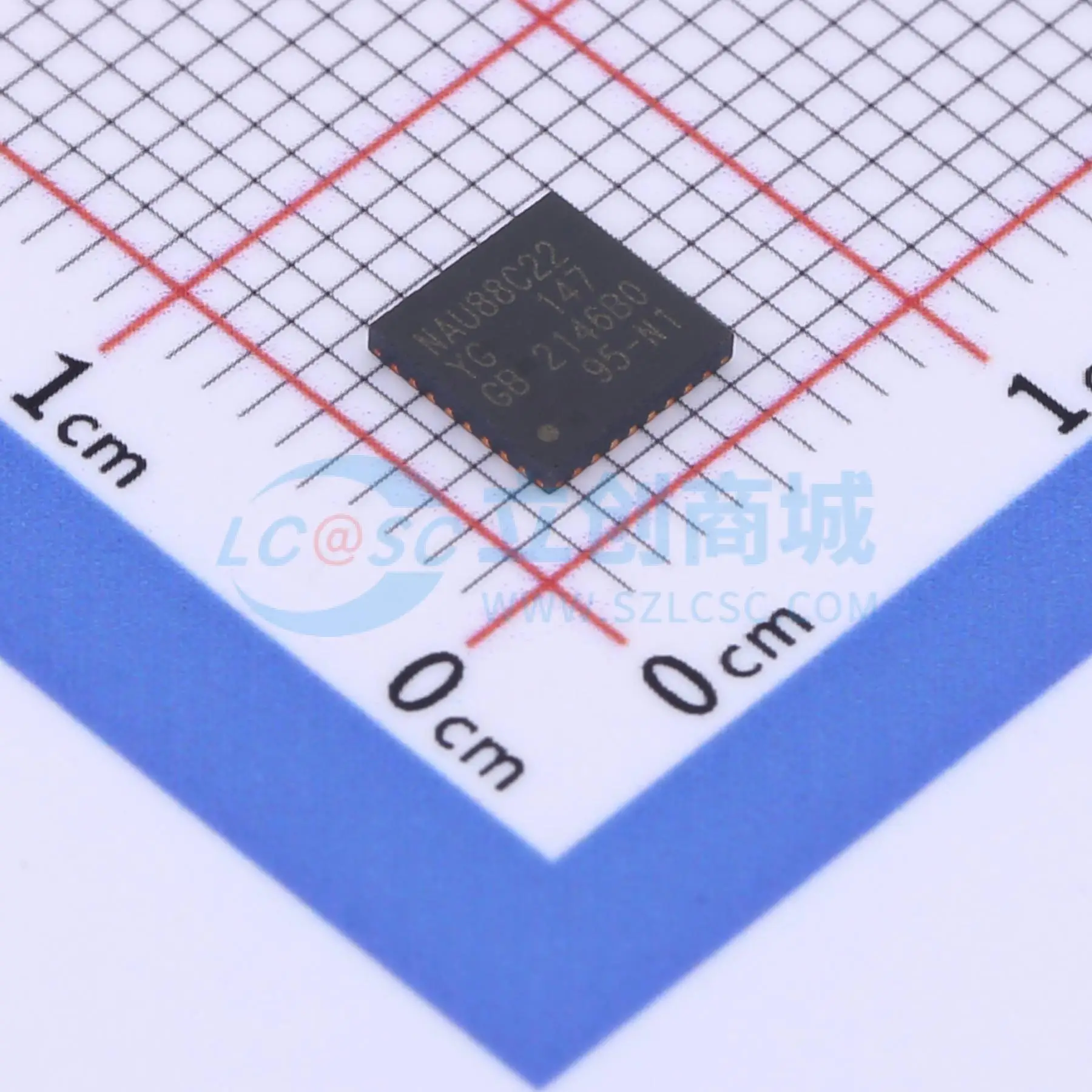 11pcs NAU88C22YG QFN-32-EP(5x5) I2S 8kHz 192kHz 2.5V 3.6V Communication Interface IC