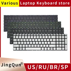 Original US/RU Russe Clavier D'ordinateur Portable Pour HP Pavilion 15-DA 15-DB 15-EC 15-CS 15-DF 15-CR 17-BY 15-DX 15-DW TPN-C135 TPN-C136