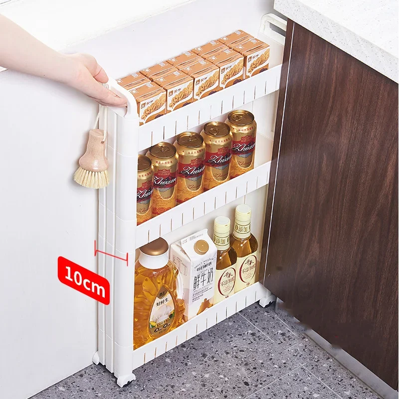 Kitchen Storage Trolley Chariot Shelf Bathroom Rolling Utility Trolley Cart Organizer Grocery Mueble Cocina Dining Room Sets