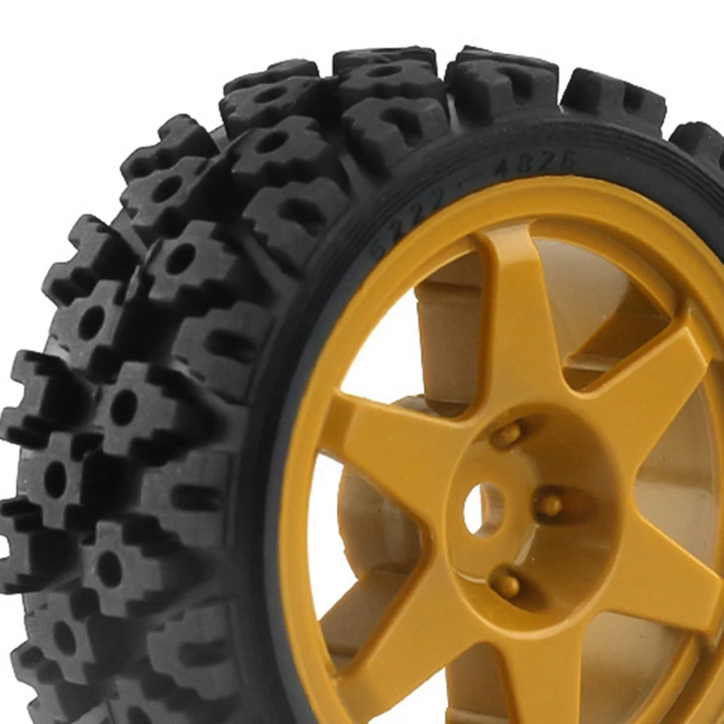 1/10 Flat Sports Tire Dirt Rally Tire RC Car Tires Suitable For FW06 TT01/TT02/XV-01