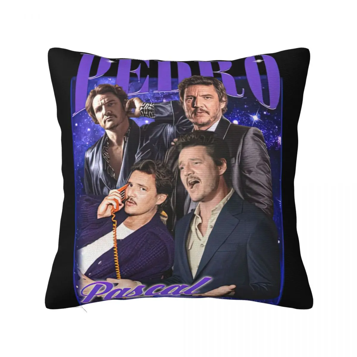 

Pedro Pascal Pillowcases Product Printed Polyester Cushion Cover Decor Pillow Case Cover Home Square 45*45cm Multiple Sizes