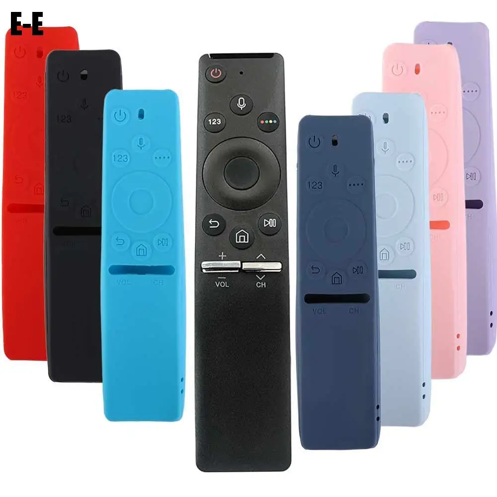 

1Pc Silicone Cover Case For Samsung Voice TV Remote Control Protective Sleeve Q60Q70Q80 7700 BN59 Serie All-inclusive Dust-proof