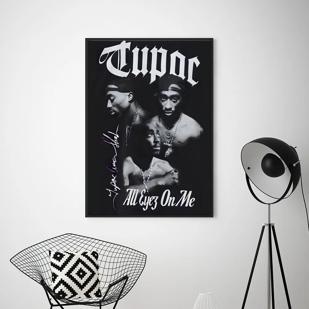 Rapper T-Tupac Shakur 2pac  Poster Prints Wall Pictures Living Room Home Decoration