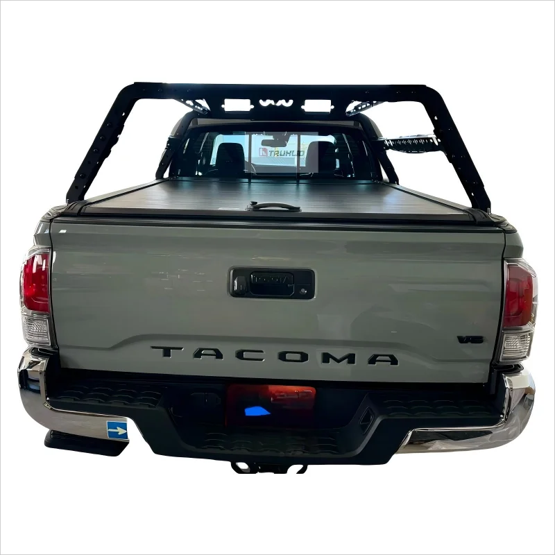 

Manual Retractable Truck Bed Roller Shutter Lid Pickup Tonneau Cover for for Tacoma 2016-2023/2024+ Model Ranger Locking