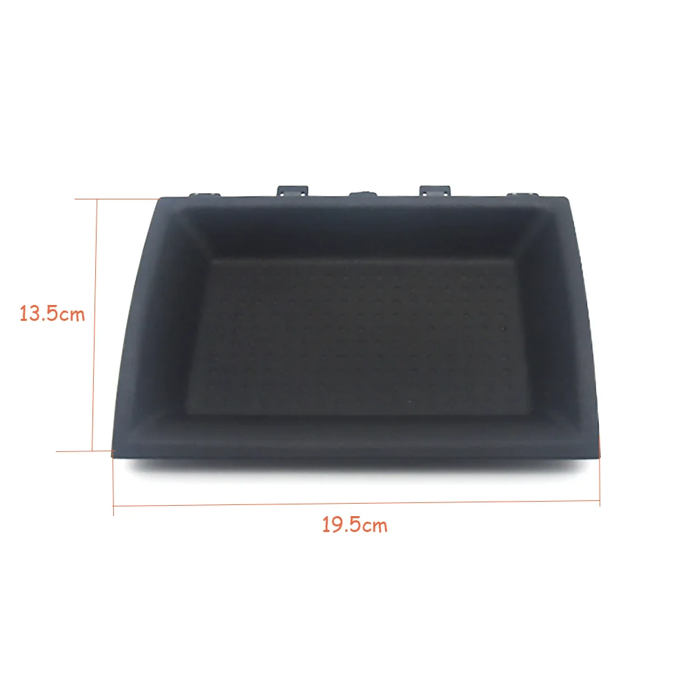 Brand new Upper Dash Bezel Storage Box Fit For Nissan Navara Interior Central control panel Storage box case caske black Texture