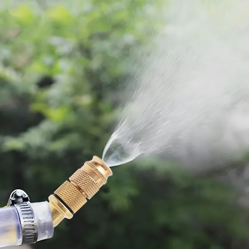 Tête de pulvérisation universelle en laiton réglable, Micro arroseurs d'irrigation de jardin, outil de pulvérisation d'arrosage de plantes et de fleurs détachables pour l'agriculture