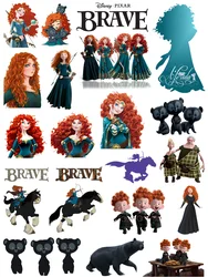 Brave Merida self-adhesive Patches for clothes thermo-stickers for children stripes for jeans iron on transfer