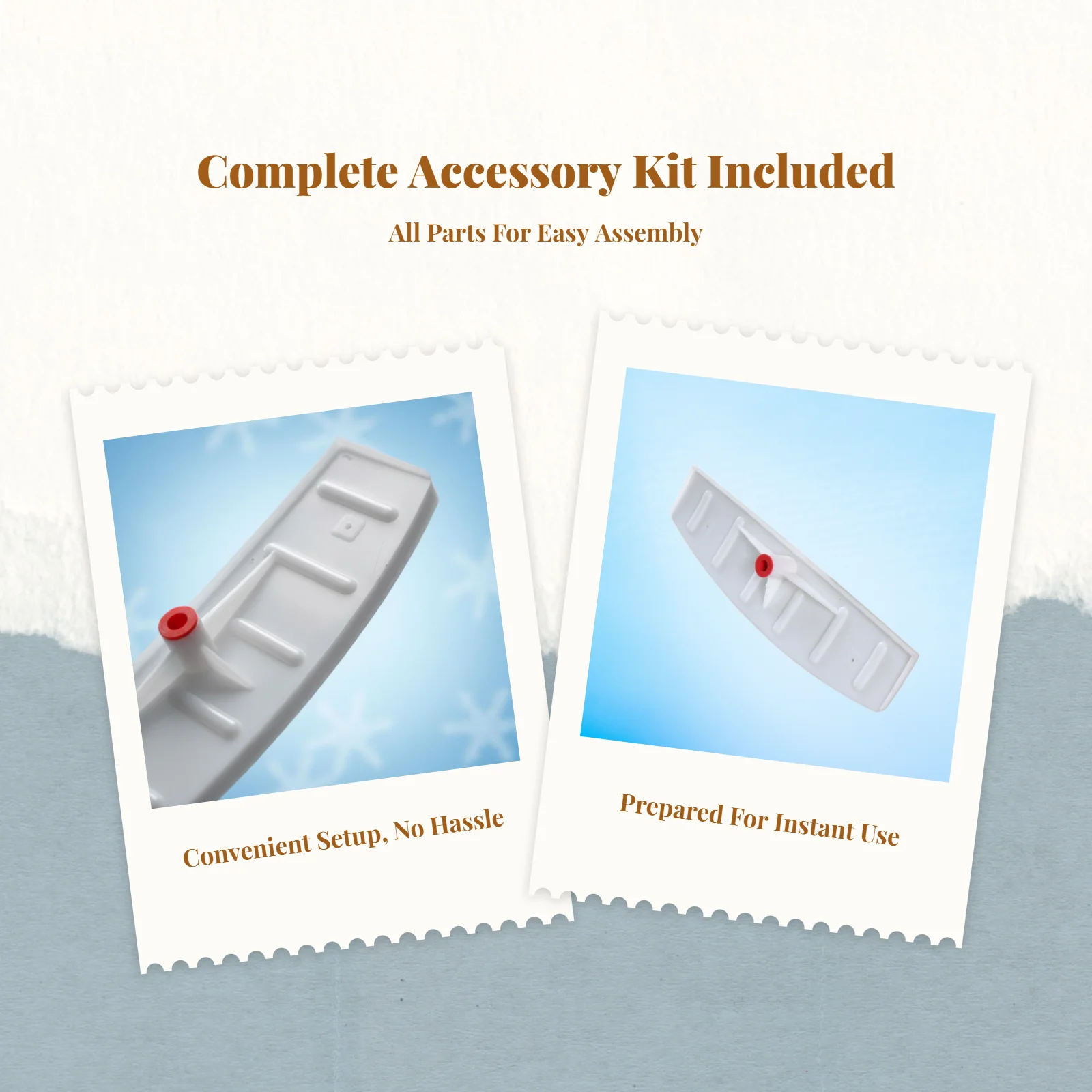 

Улучшенная изогнутая зимняя насадка для дома и кемпинга (на замену)