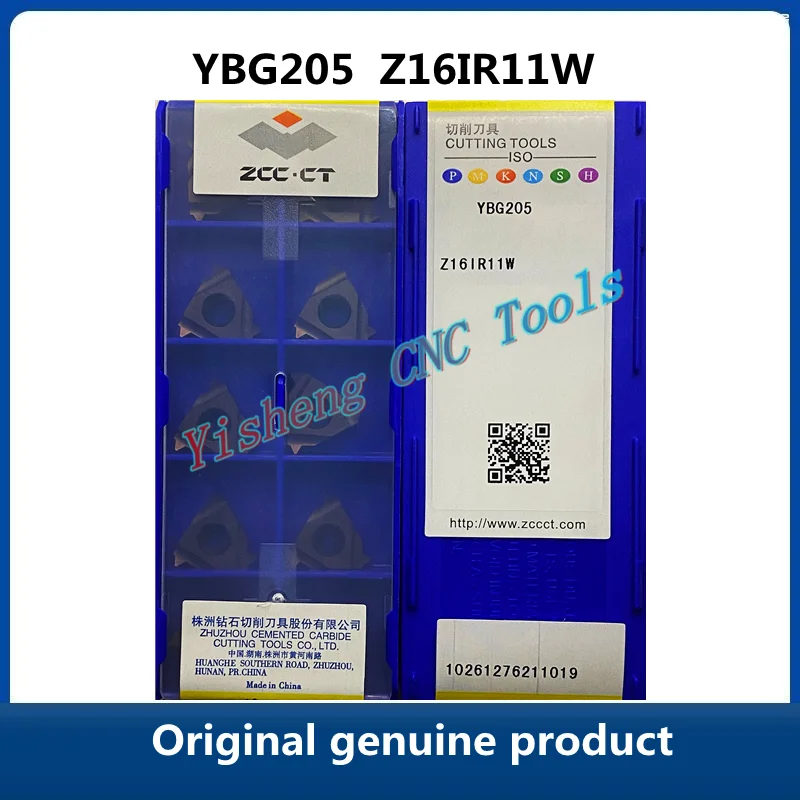 

Free Shipping Original ZCC CT YBG203 Z16IR11W YBG205 Carbide Inserts CNC Threaded turning tools Lathe Cutter Tools