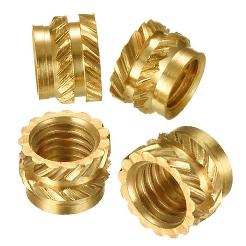 Promotion! 50Pcs 3D Printing Model Insert Nut, Knurled Brass Nut, Injection Molding Insert Nut For 3D Printer Voron 2.4 Etc