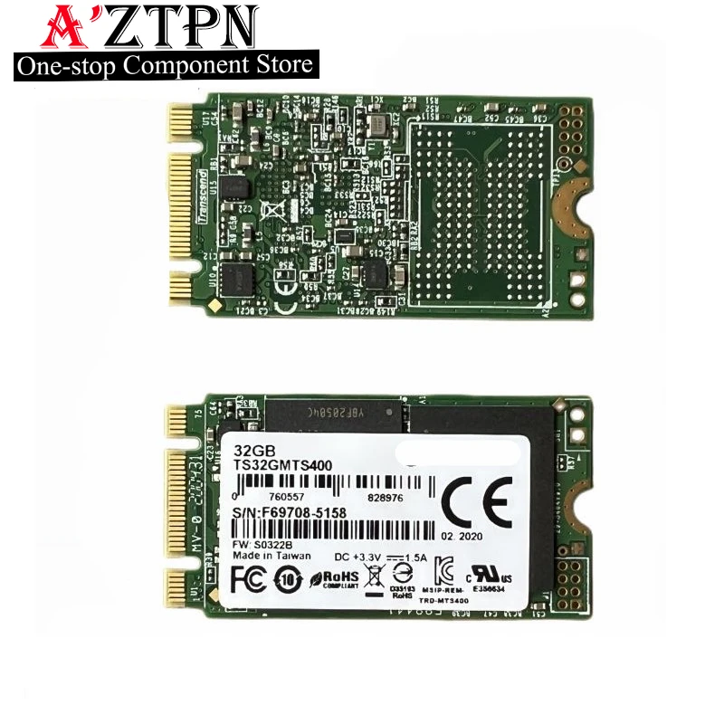 TS32GMTS400 SSD เดิม32GB 2242 Volume SATA Protocol M2แคชอนุภาคแบบอิสระ NGFF MLC