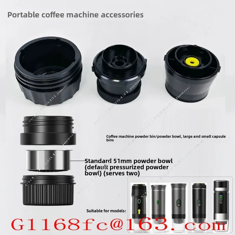 Portable Coffee Machine Accessories Capsule 51mm Standard Powder Bowl Powder Compartment Large Capsule Compartment