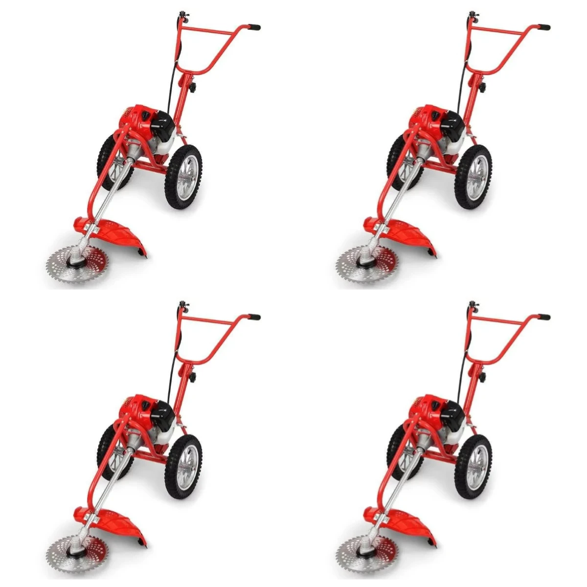 Professional Portable Small Hand Held Push Petrol Lawn Mower Multifunctional Agricultural Grass Cutting DIY Farmers