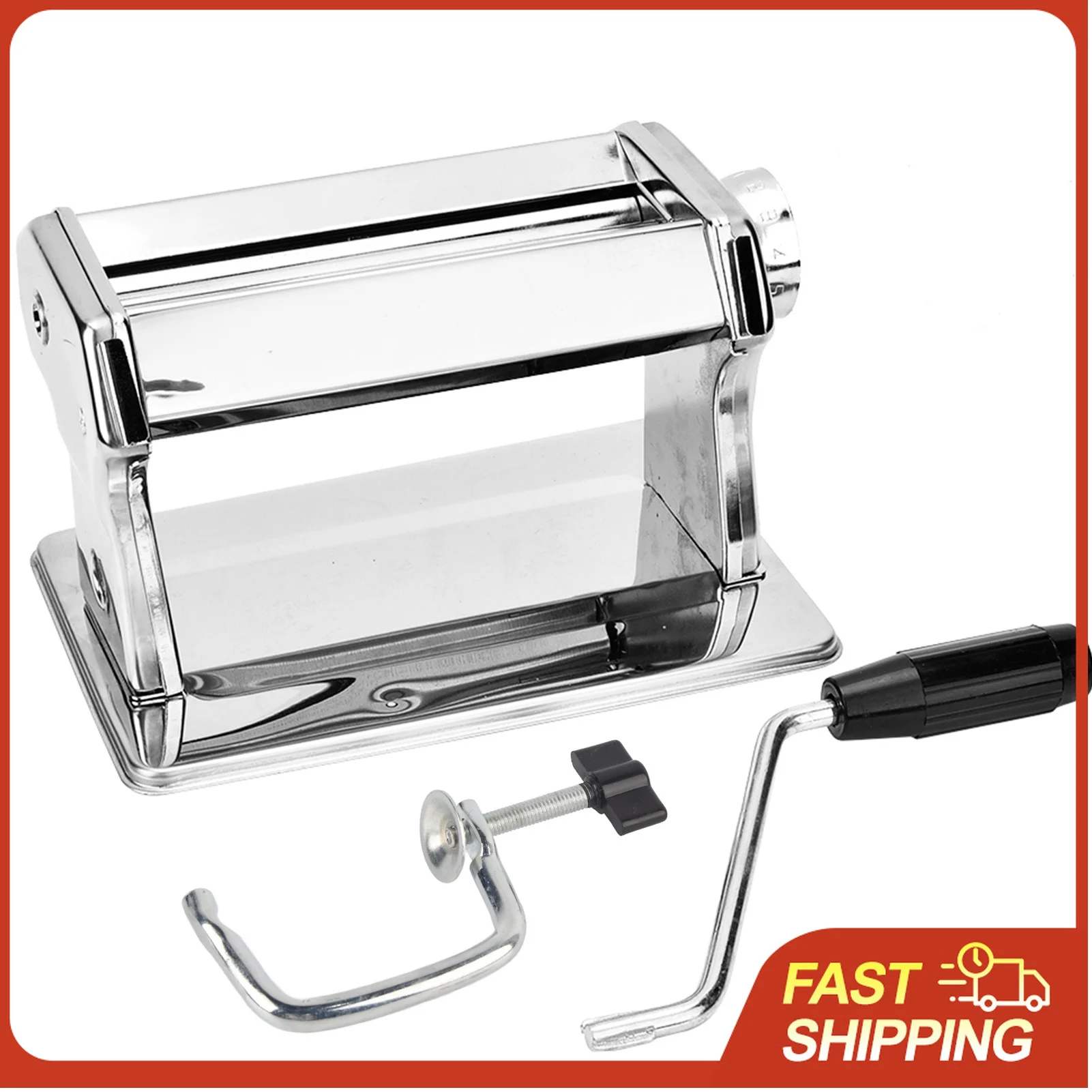 

6-Thickness Manual Clay Roller Machine Metal Polymer Clay Press Tool for DIY Crafts