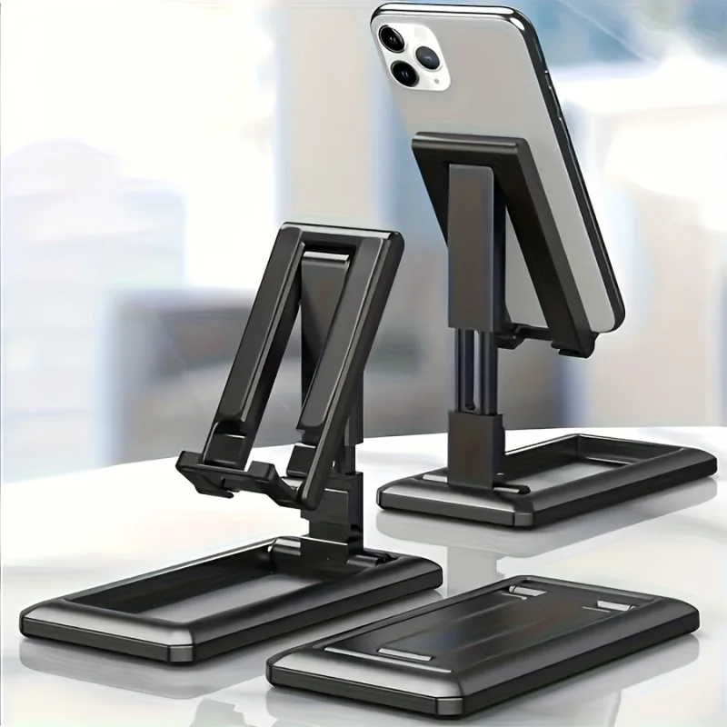 Smartphone Stand, Adjustable with Foldable Design, Ideal for Tablets and Desktops, Phone Stand for Desk