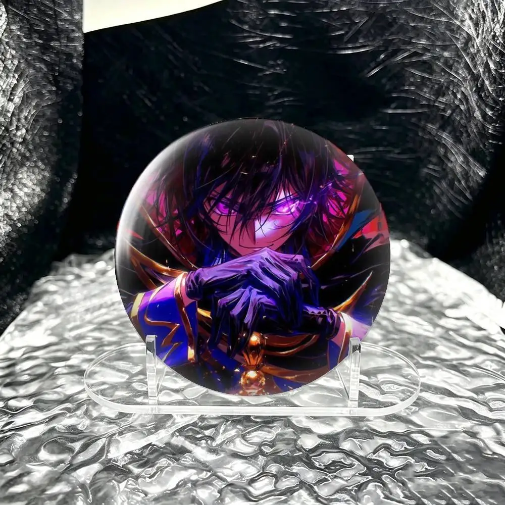 CODE GEASS Lelouch Rebellion Brooch Metal Badge Brooch, Fashion Decorative Pins for Hat Bag Clothing Decoration Gift