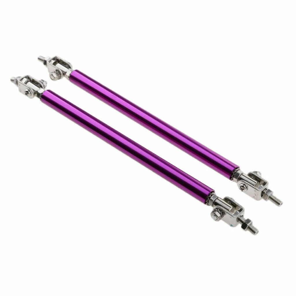 20CM Car Big Surround Front Lip Rod Adjustable Fixed Small Rod Bumper Lip Separator Strut(Purple)