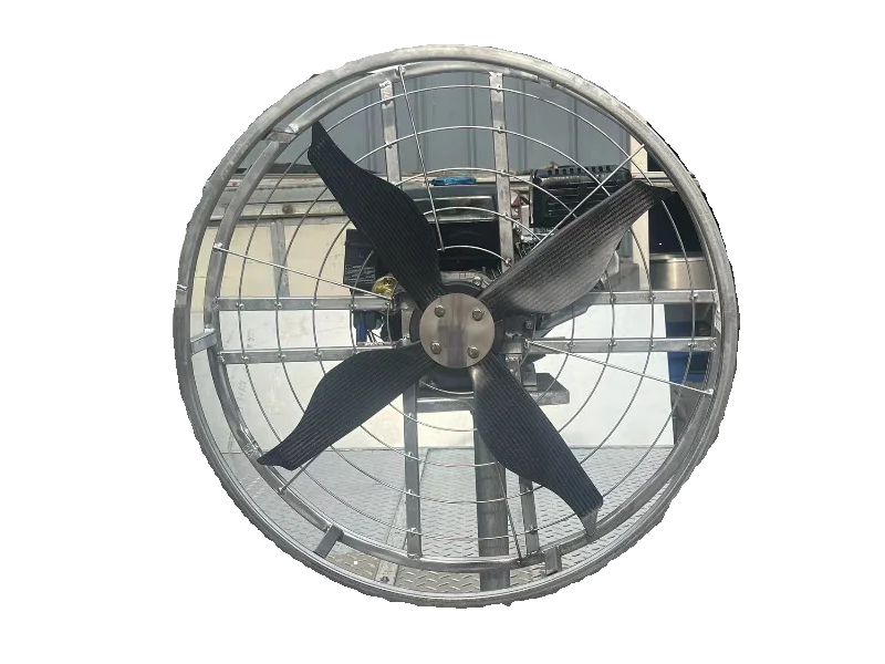 Wind propeller Marine pneumatic foam flat boat slurry hanging machine shrimp crab pond feeding outboard propeller