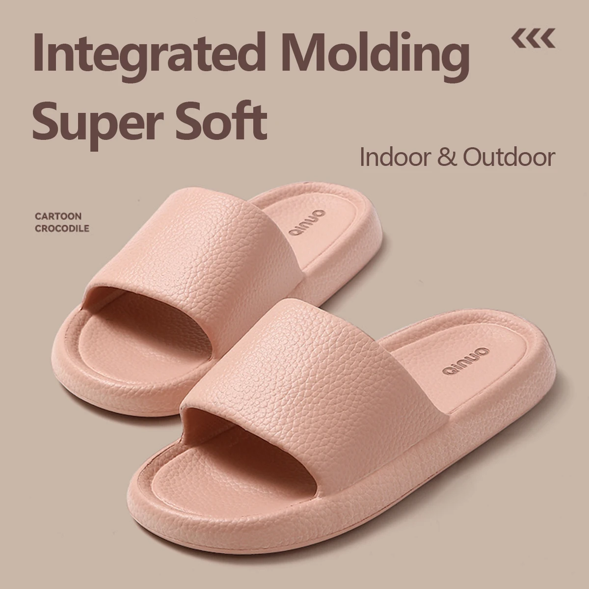 Summer minimalist ultra soft sole home bathroom anti slip women's outdoor sandals and slippers