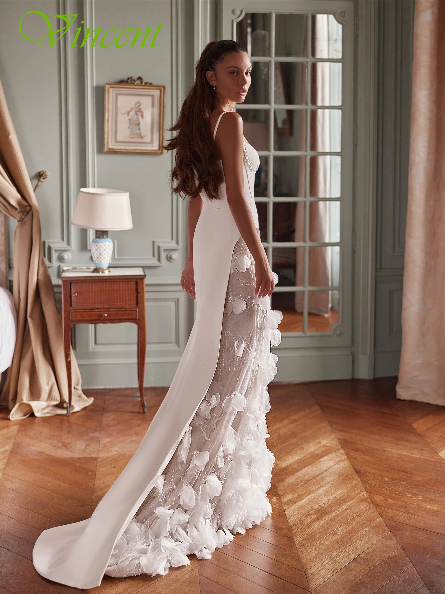 تخصيص حورية البحر السباغيتي الأشرطة أنيقة مساء اللباس الرسمي حساسة مخصص فساتين المناسبات عالية الجودة فستان الحفلة الراقصة #2