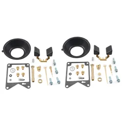 2 Sets Motorcycle Carburetor Repair Kit Diaphragm Float For Yamaha Virago 750 XV750 1981 1982 1983