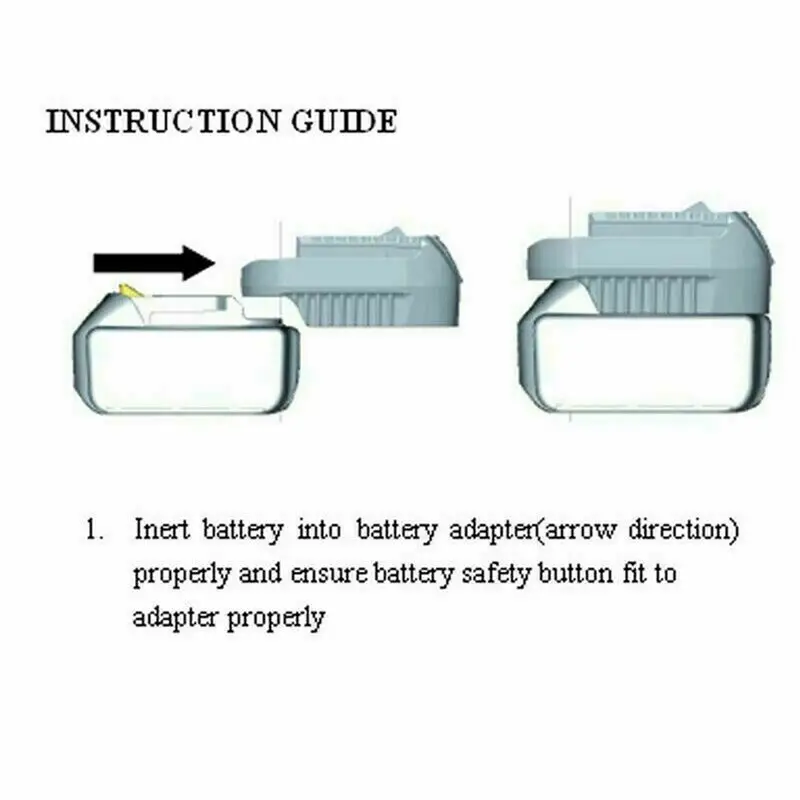 ABJN-5X MT18BS Li- Battery Converter Adapter For 18V BL1830 BL1860 BL1850 BL1840 Used To For 18V Tool