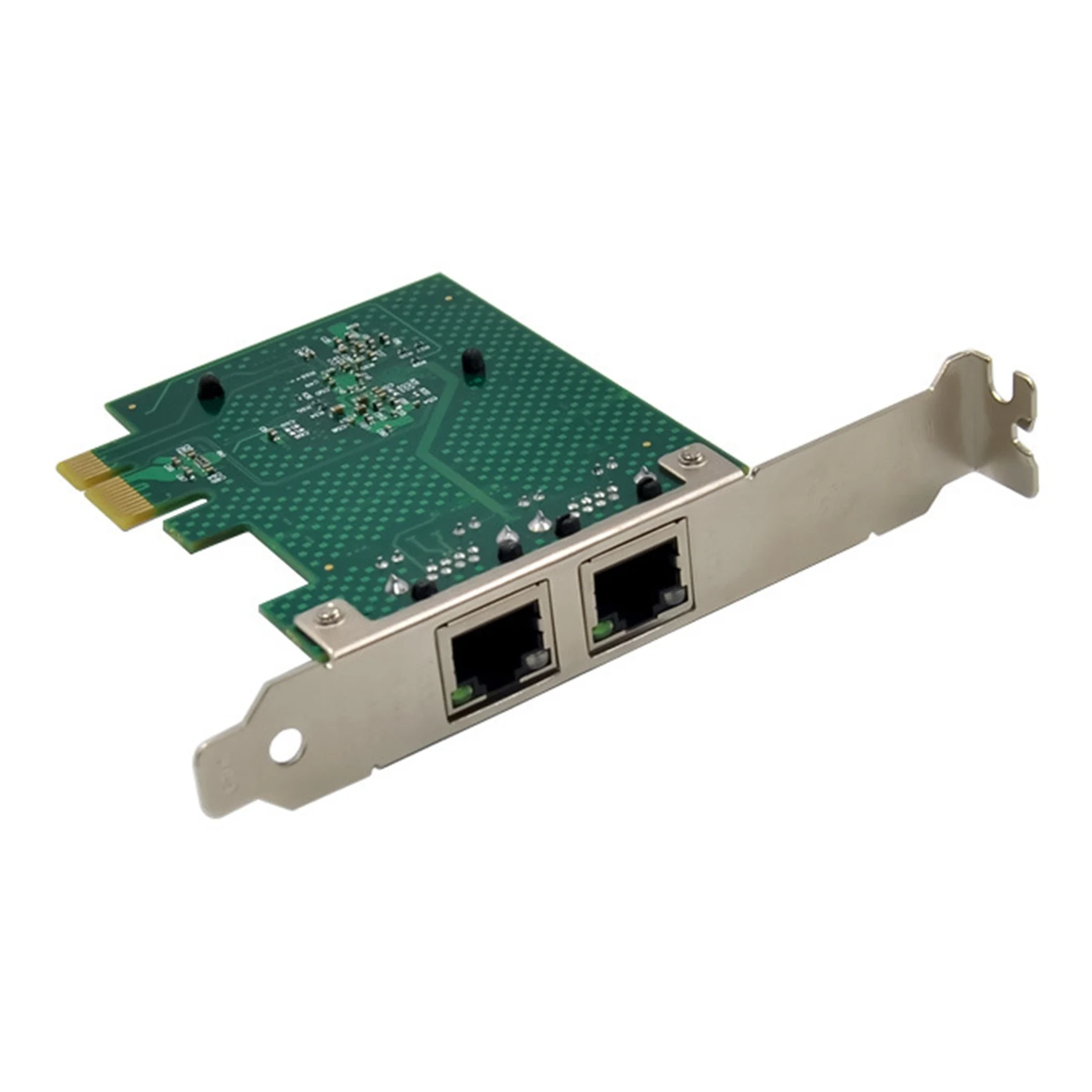 BCM5718 kartu jaringan Server Gigabit, kartu adaptor jaringan Port Ganda PCI Express X1 cocok dengan WOL PXE VLAN