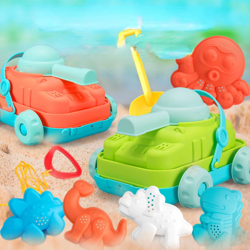 Jouets de plage pour enfants, activités de plein air, neige, Camping, outils de creuser du sable, réservoir, seau, équipement de jeu