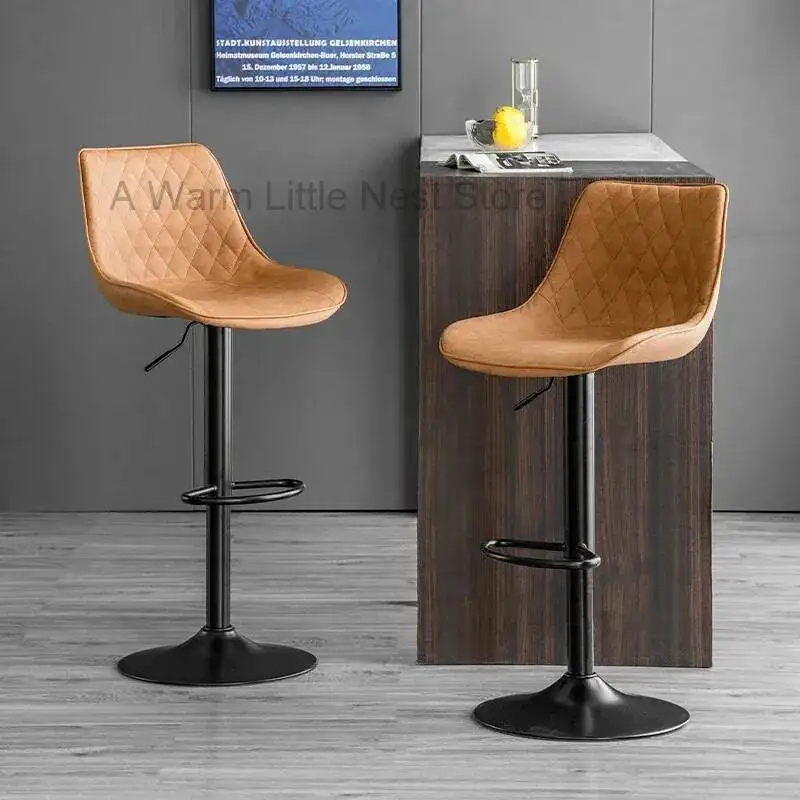 Kursi Mewah Restoran Tempat Makan Luar Ruangan Desain Kursi Bar Kursi Bar untuk Kedai Sarapan Bank Taburete Alto Cocina Perabotan Bar
