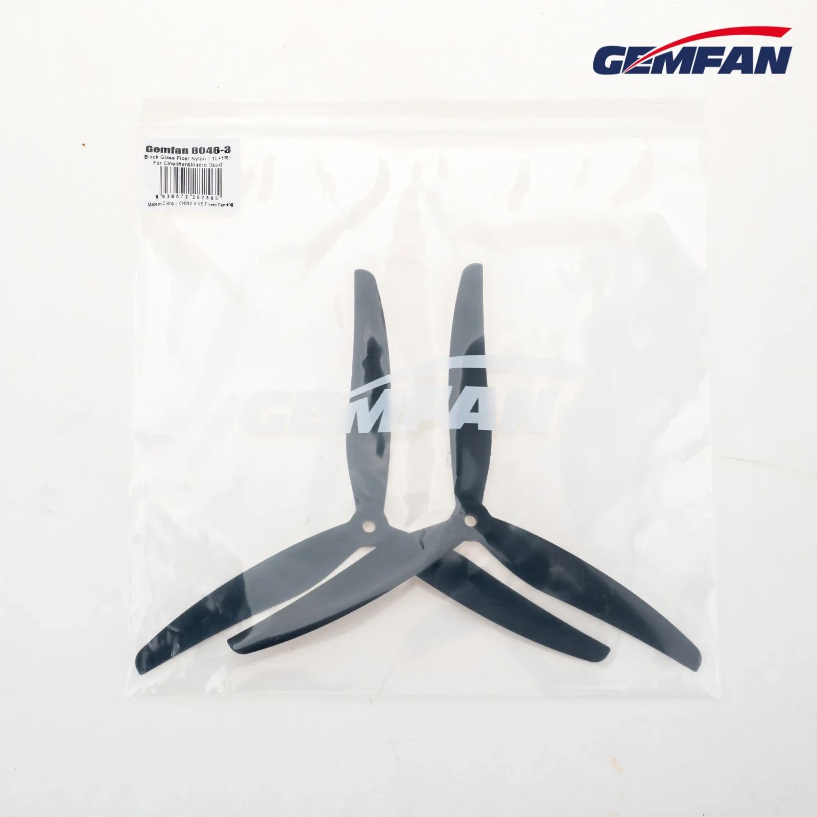 4 paar (4CW + 4CCW) Gemfan Cinelifter 8046 8X4.6X3 3-bladige glasvezel nylon propeller