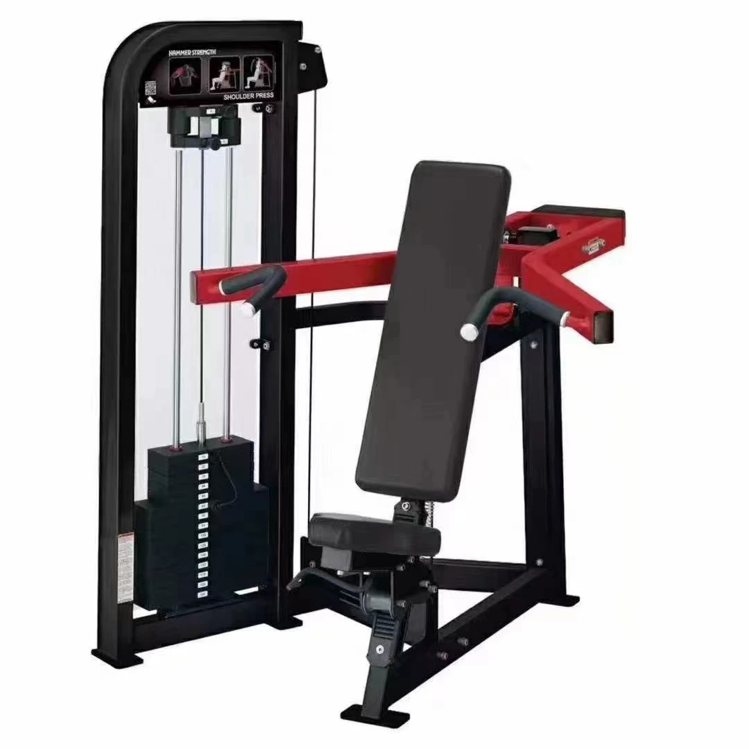 

Shoulder Press Exercise Machine Pin Loaded High Quality Steel Seated Chest Press Machine For Fitness