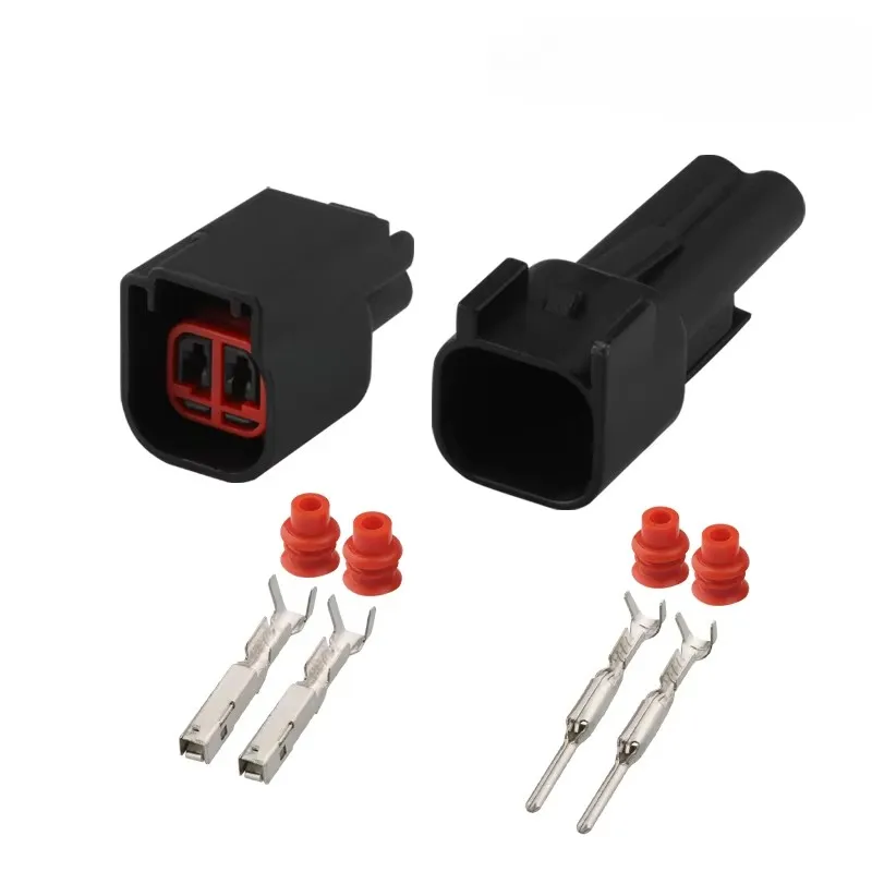 

1-20Sets 2 Pin Way Delphi Female Male EV6 Fuel Injector Electrical Connector Plug DJ7023H-1.5-21/11Connector For Ford Mondeo