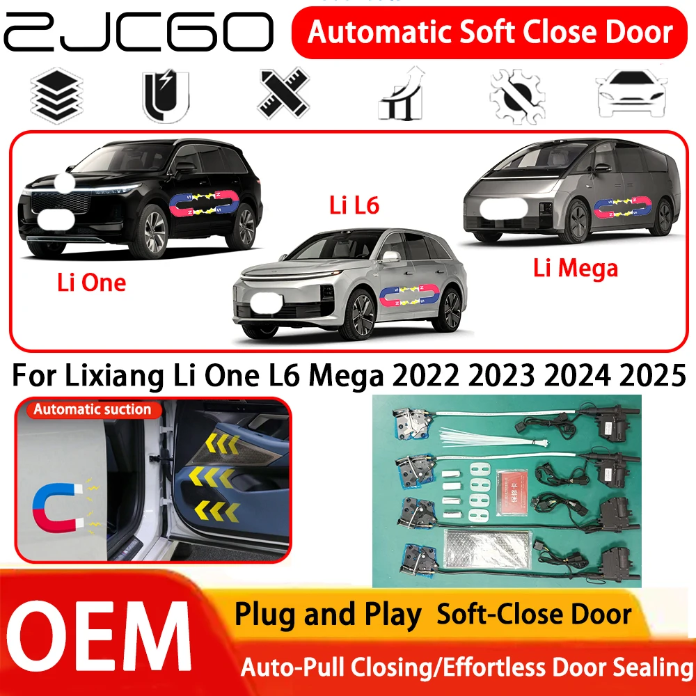 

for Lixiang Li One L6 Mega 2022 2023 2024 2025 Car OEM Plug and Play Automatic Electric Soft Close Door Comfort Closing System