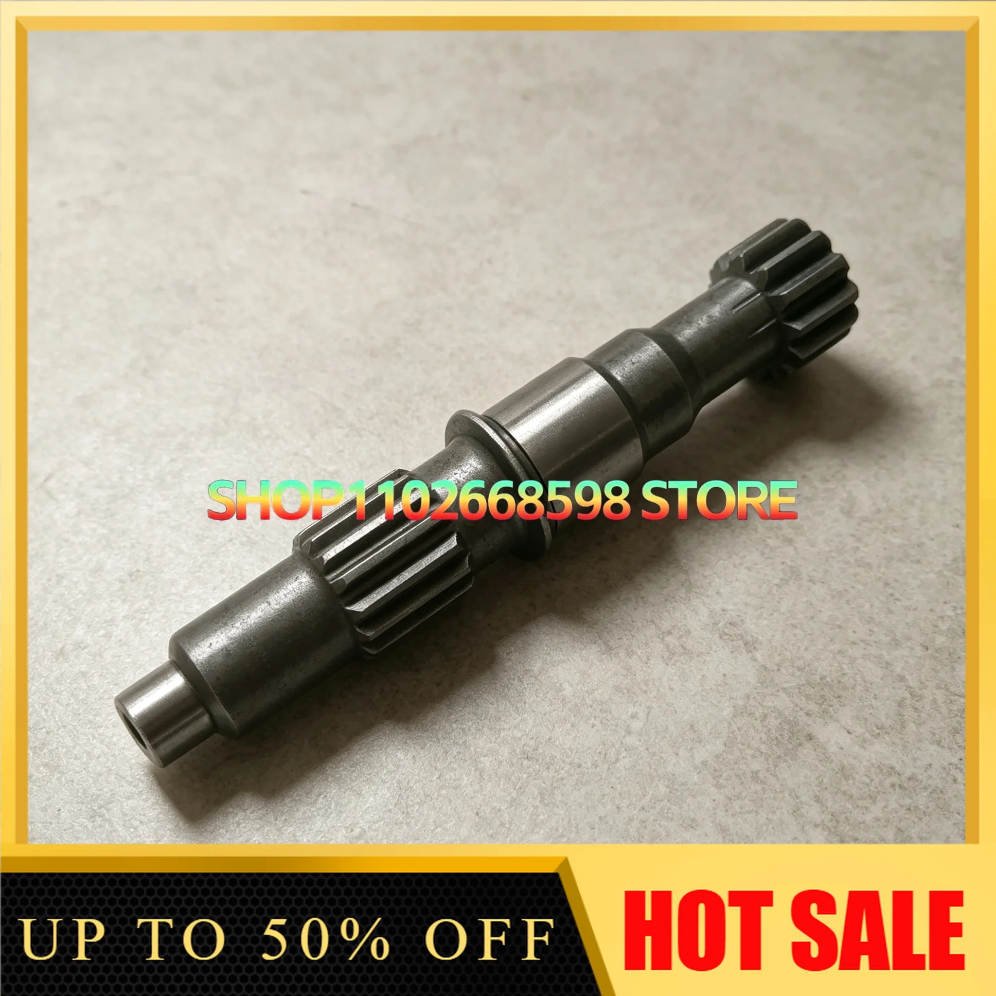 Suitable for Mini Excavators: 18, 15 Travel Motor Gearbox Motor Shaft 11/15T