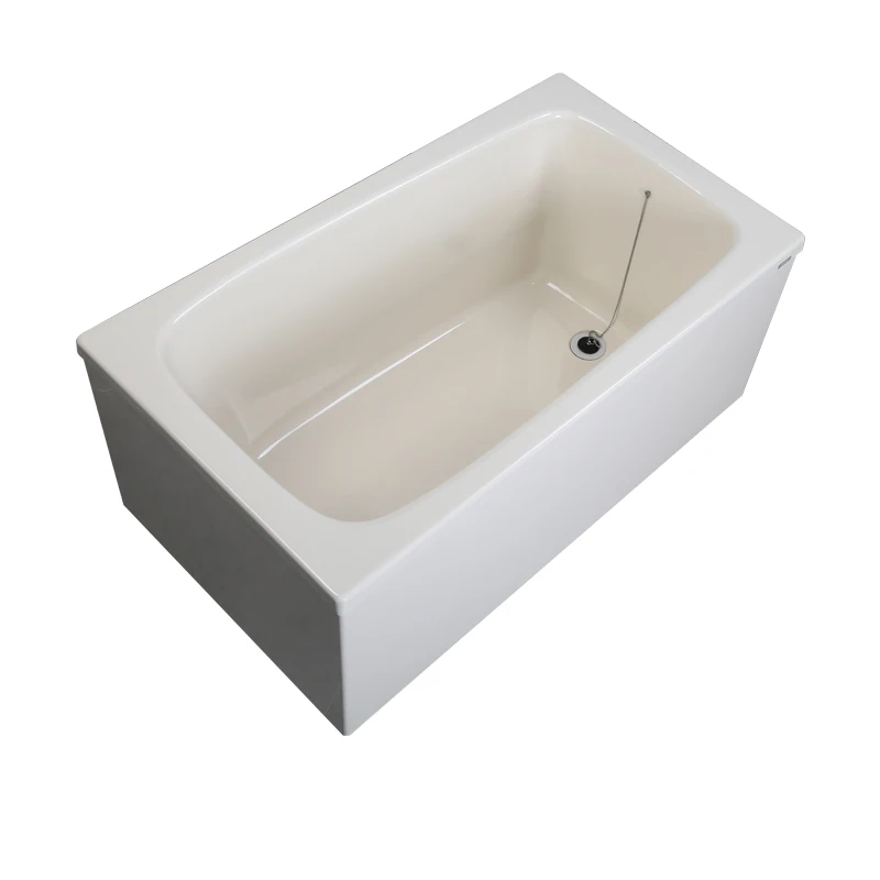 Family small bathtub independent Japanese imported movable mini small apartment deep bubble basin 0.8-1 meters