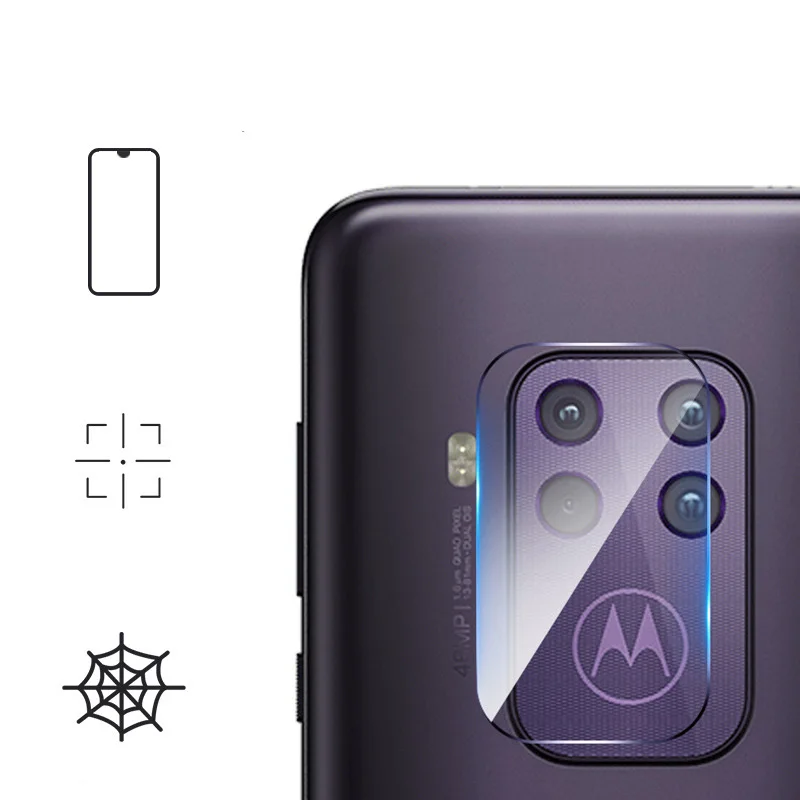 For Motorola Moto One Fusion Plus Power Vision Macro Zoom 5G Ace 7H Camera Lens Tempered Glass Screen Protector Protective Glass